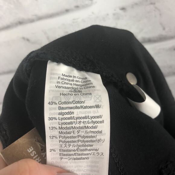 Madewell Taller 9" Mid Rise Skinny Jeans Lunar Wash Black Sz. 36TL NEW - Picture 12 of 12